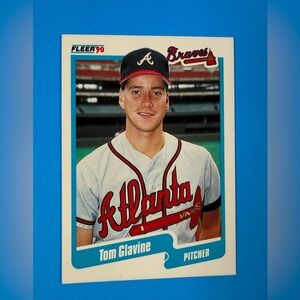 1990 Fleer - Tom Glavine #583